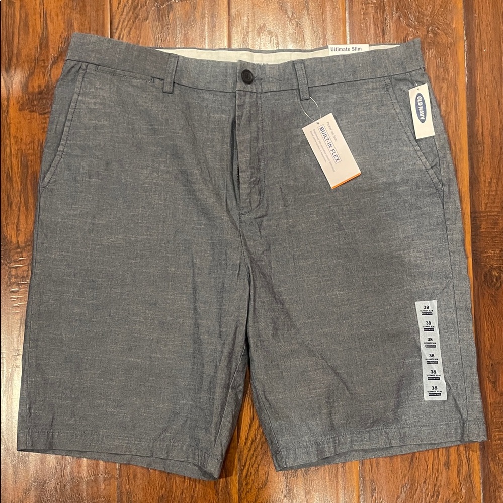 Old Navy Dark Gray Flat Front Shorts
